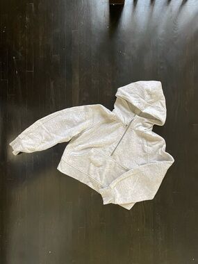 lululemon athletica Light Gray Half-Zip Hoodie